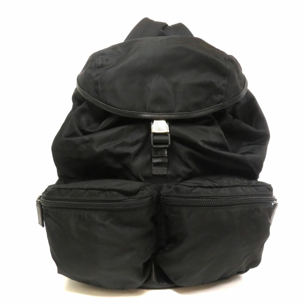 Prada logo plate Backpack Rucksack Daypack - Picture 11 of 11